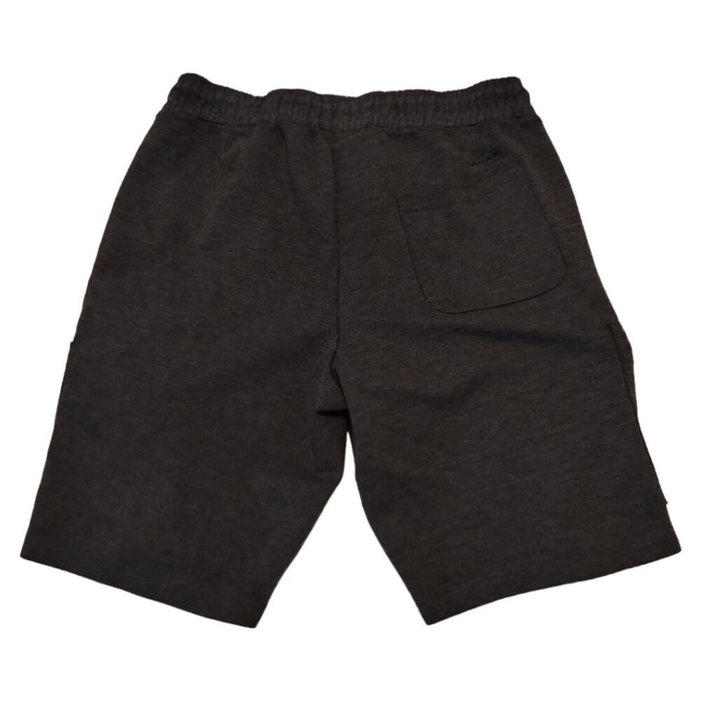 Tahari Men's Cargo Tech Shorts Sz L Heather Gray Elastic Waist Training Workout - Picture 2 of 5
